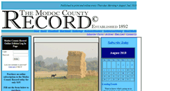 Desktop Screenshot of modocrecord.com